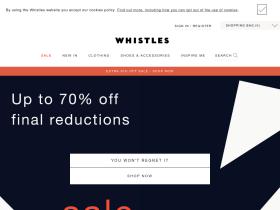  WHISTLES promotions